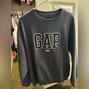 NWT Women’s GAP Crewneck Sweatshirt Large Blue